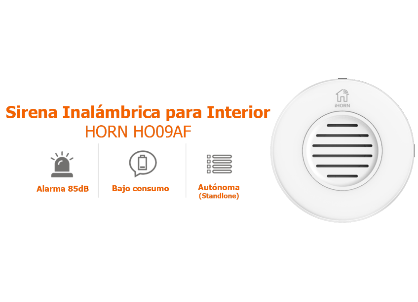 Sirena Inalámbrica Ihorn Hc109 F Interior 433 M Hz Panel Nd1 - ordena-com.myshopify.com