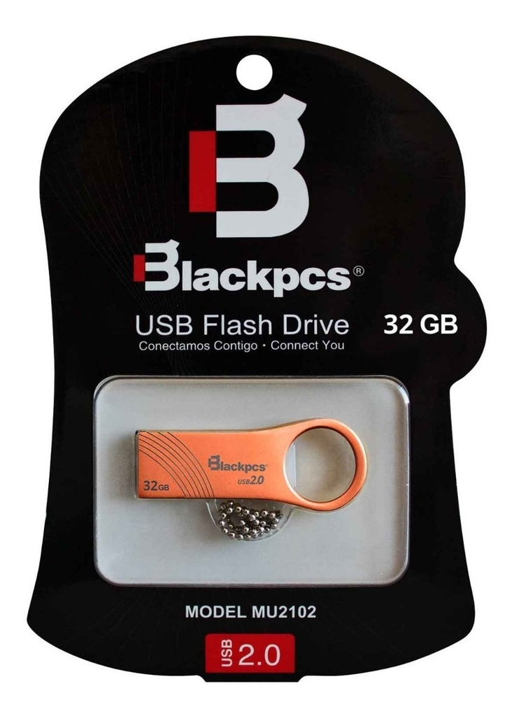 Memoria Usb Blackpcs Mu2102 Rg 128 32 Gb Flash Metalica Bron - ordena-com.myshopify.com