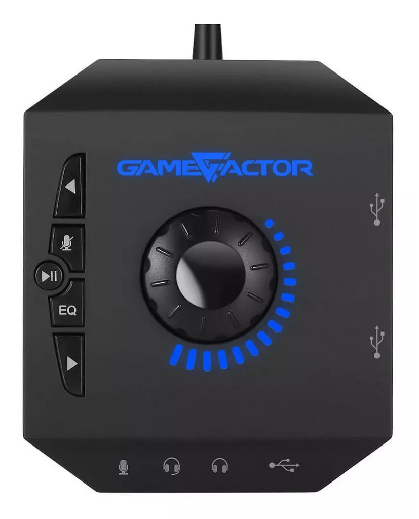 Game Factor Hsg601 Diadema Con Micrófono Removible, Amplificador Usb - ordena-com.myshopify.com