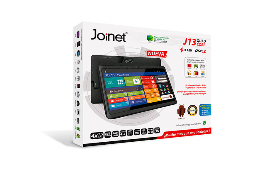 Joinet J13 Tablet Pc Dual Core 8 Gb Alm. 1 Gb Ram Morado