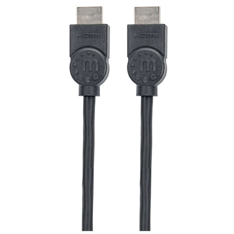 Manhattan 355308 Cable Hdmi Negro Alta Velocidad M M 4 K Blindado 1.5 M - ordena-com.myshopify.com