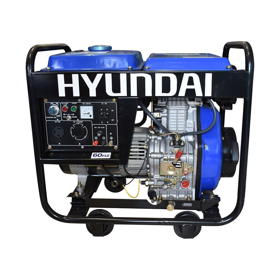 Hyundai Hyed600 Generador Diésel 5.5 Kw 10 Hp Korei Monofásico - ordena-com.myshopify.com