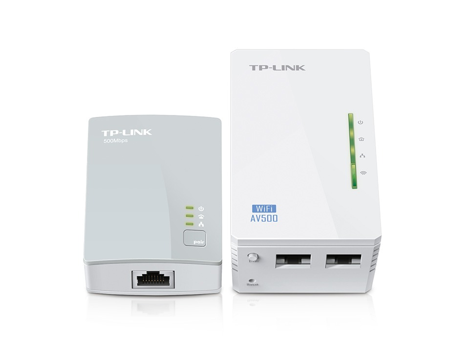 Tp-link Tl-wpa4220kit Extensor Powerline 300mbps Wireless Av