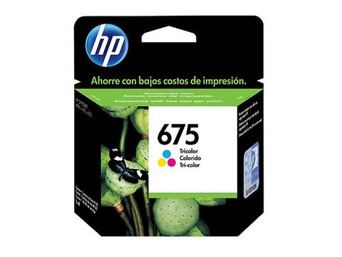 Hp 675 Cartucho De Tinta Cn691 Al Para Office Jet, Tricolor - ordena-com.myshopify.com