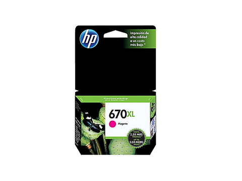 Hp 670 Xl Cz119 Al Cartucho Magenta Para 4615/3525/4625/5525 - ordena-com.myshopify.com