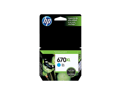 Hp 670 Xl Cartucho Cz118 Al Para 4615/3525/4625/5525 Cyan - ordena-com.myshopify.com