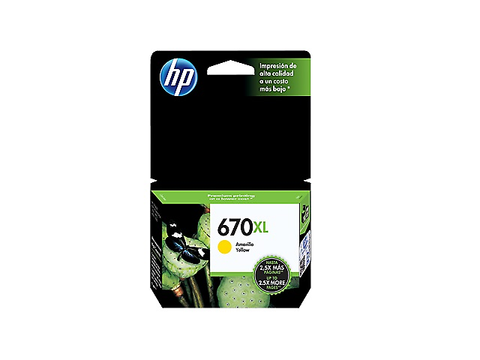 Hp 670 Xl Cz120 Al Cartucho Amarillo Para 4615/3525/4625/5525 - ordena-com.myshopify.com