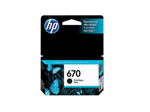 Hp 670 Cartucho Cz113 Al Para 4615/3525/4625/5525, Negro - ordena-com.myshopify.com