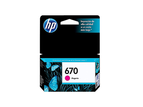 Hp 670 Cartucho Cz115 Al Para 4615/3525/4625/5525, Magenta - ordena-com.myshopify.com