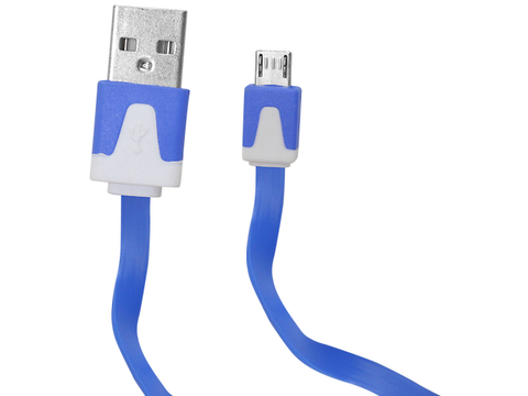 Ginga Cable Micro Usb V8 A Usb Azul - ordena-com.myshopify.com