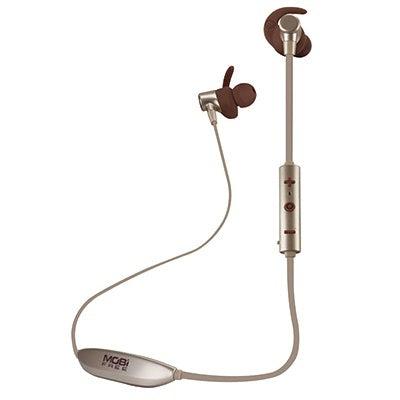Mobifree Mb 02020 Audífonos In Ear Con Bluetooth Y Micrófono, Dorado - ordena-com.myshopify.com