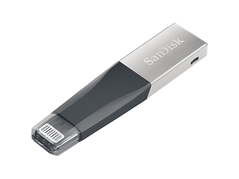 San Disk Sdix40 N 016 G Gn6 Nn Memoria Usb I Xpand Mini 16 Gb, Usb 3.0, Gris/Plata - ordena-com.myshopify.com