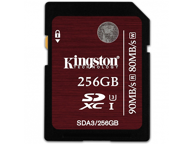 Kingston Sda3/256 Gb Tarjeta Sdhc/Sdxc Uhs I U3 Clase 3 90 Mb/S Read 80 Mb/S - ordena-com.myshopify.com