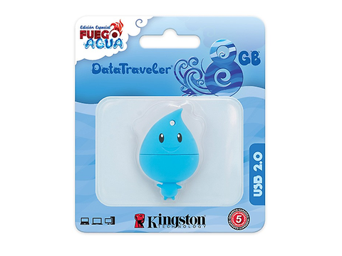 Kingston Kc U828 G 3 C 8 Gb Memoria Usb Agua Azul - ordena-com.myshopify.com