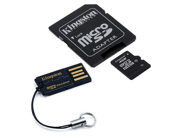 Kingston Mbly10 G2/4 Gb Kit Mobility 4 Gb Micro Sd, Lector Sd Y Lector Usb - ordena-com.myshopify.com