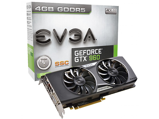 Evga 04 G P4 3966 Kr, Tarjeta De Video Gtx 960 Ssc Acx 4 Gb Gddr5 - ordena-com.myshopify.com